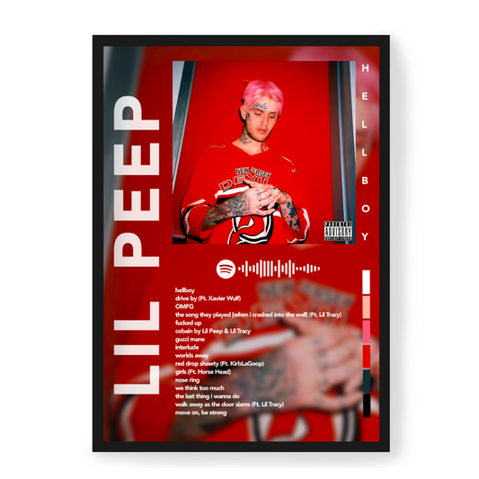 Plakat Lil Peep Hellboy