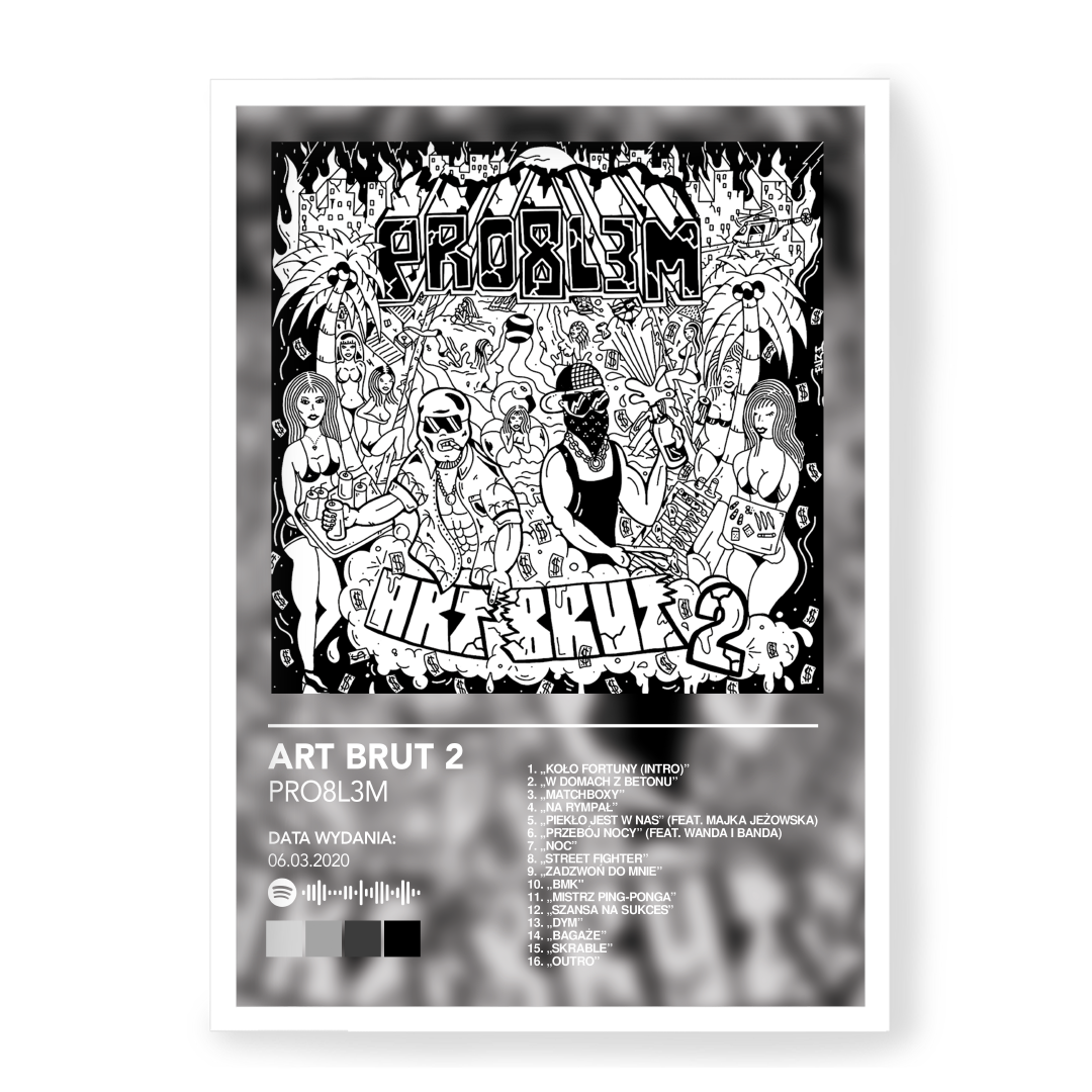 Plakat PRO8L3M Art Brut 2