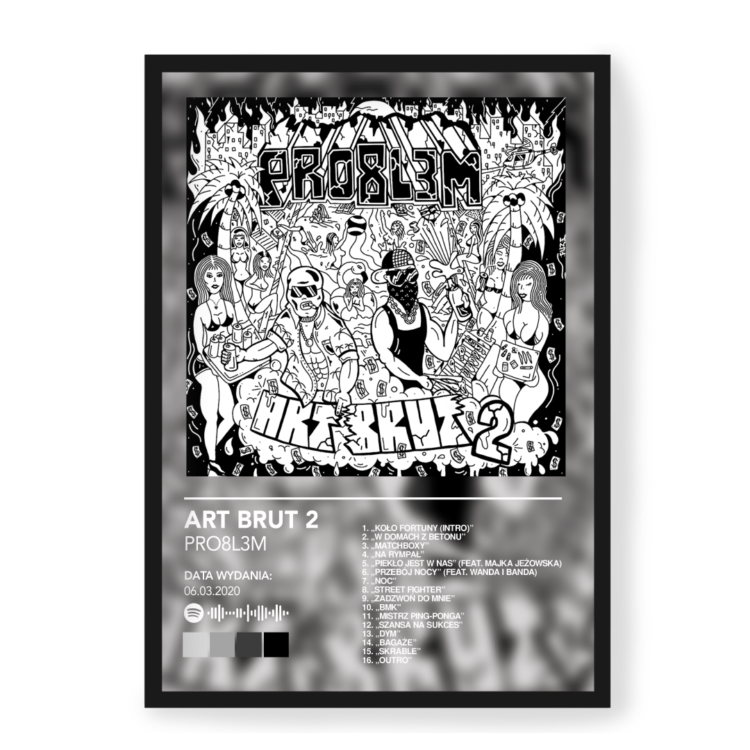 Plakat PRO8L3M Art Brut 2