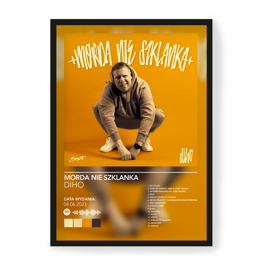 Plakat Diho Morda Nie Szklanka