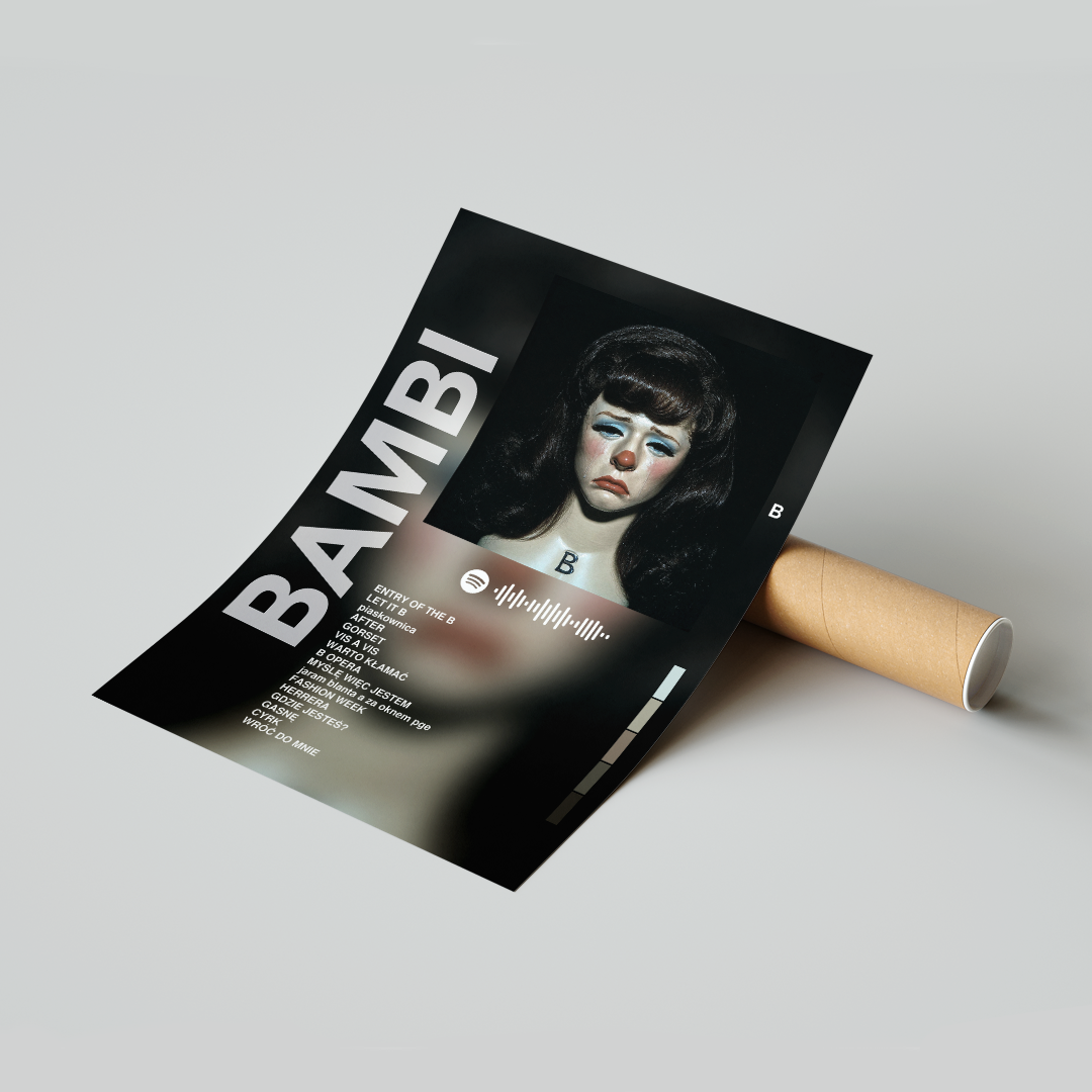 Plakat Bambi B — Bez ramki