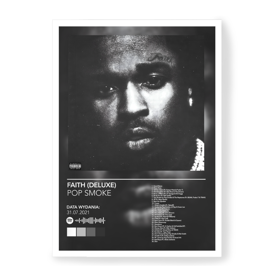 Plakat Pop Smoke Faith (Deluxe)