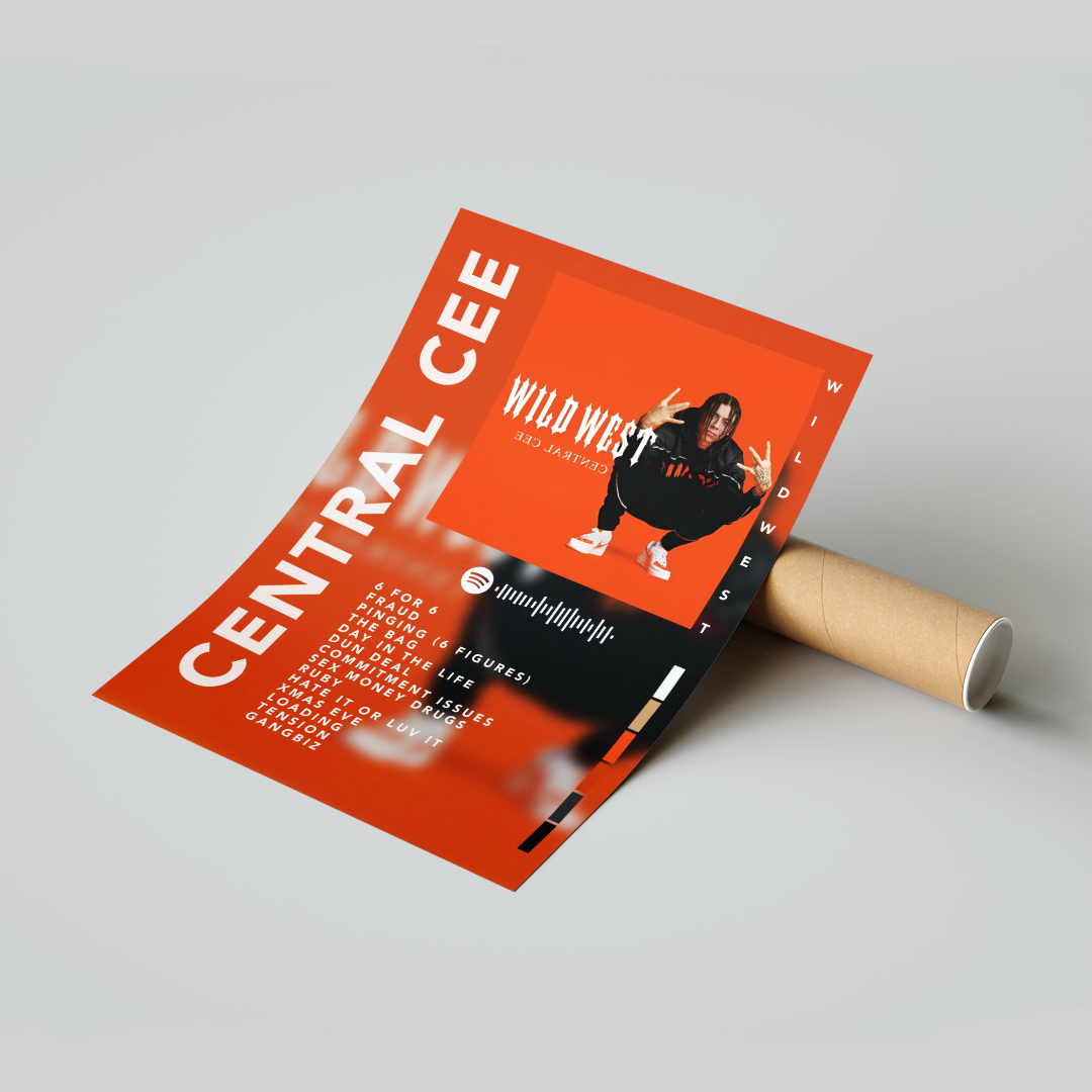 Plakat Central Cee 23 Wild West
