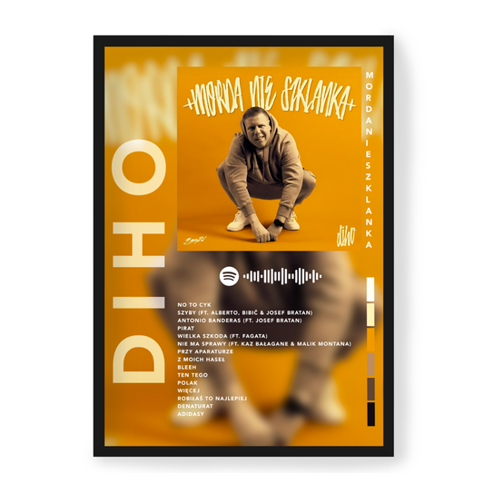 Plakat Diho Morda Nie Szklanka