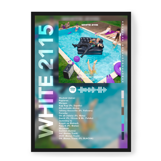 Plakat White 2115 Rockstar: Do zachodu słońca