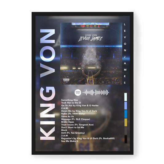Plakat King Von Levon James
