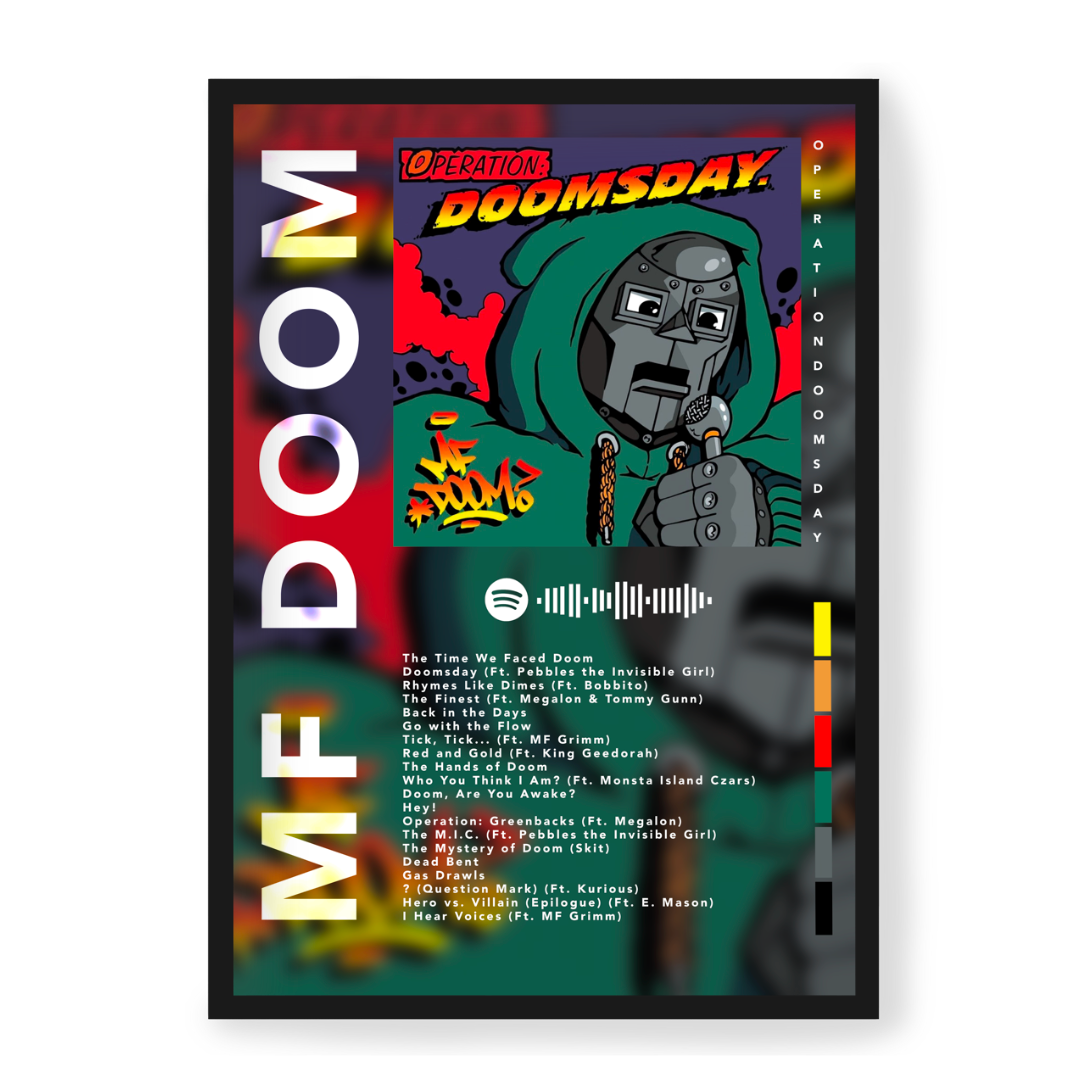 Plakat MF DOOM Operation Doomsday