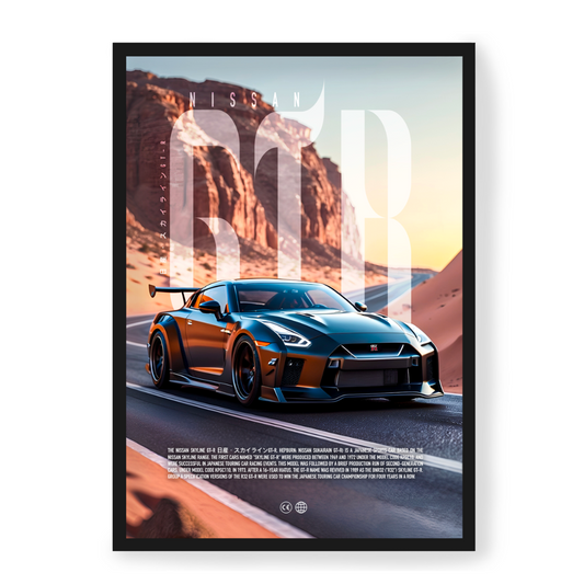 Plakat Nissan GTR