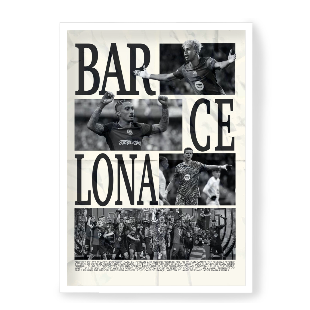 Plakat FC Barcelona