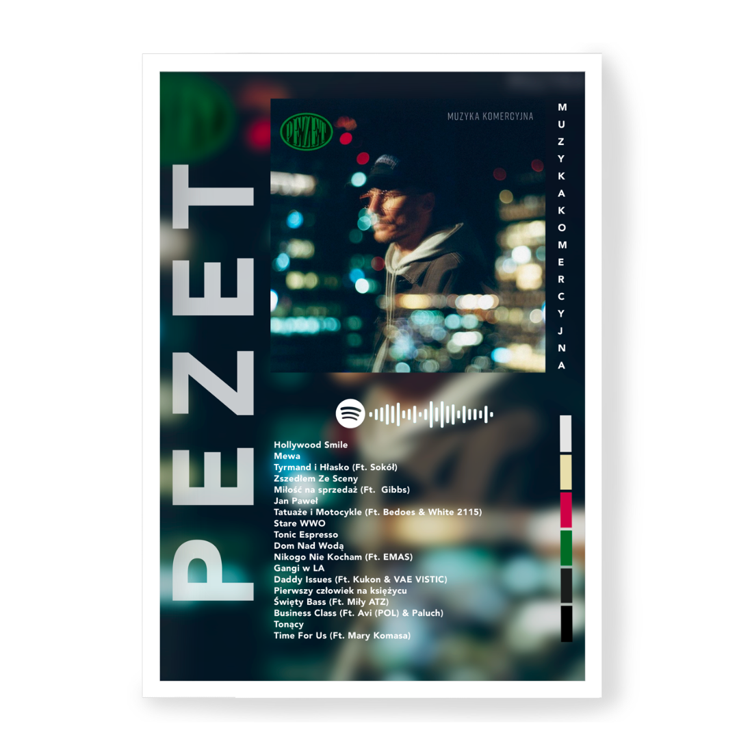 Plakat Pezet Muzyka Komercyjna