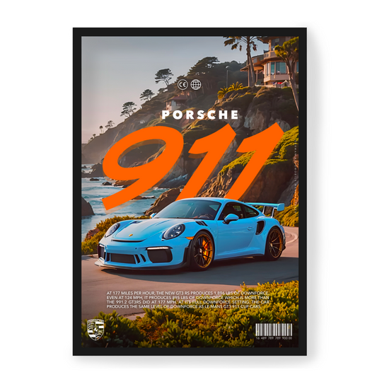 Plakat Porsche 911