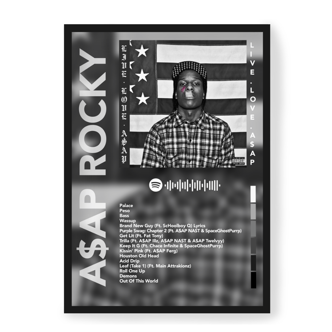 Plakat A$AP ROCKY Live.Love.A$AP