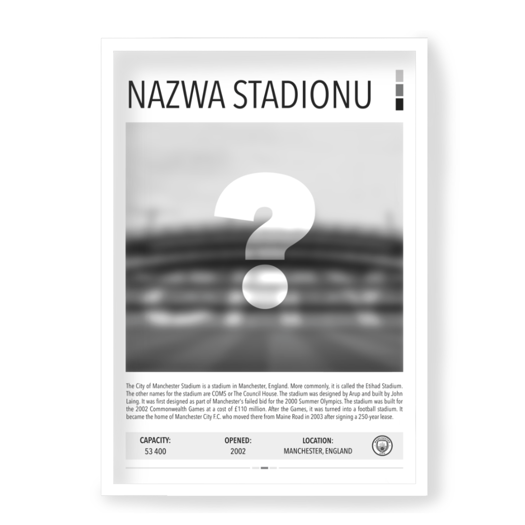 Plakat Własny Stadion