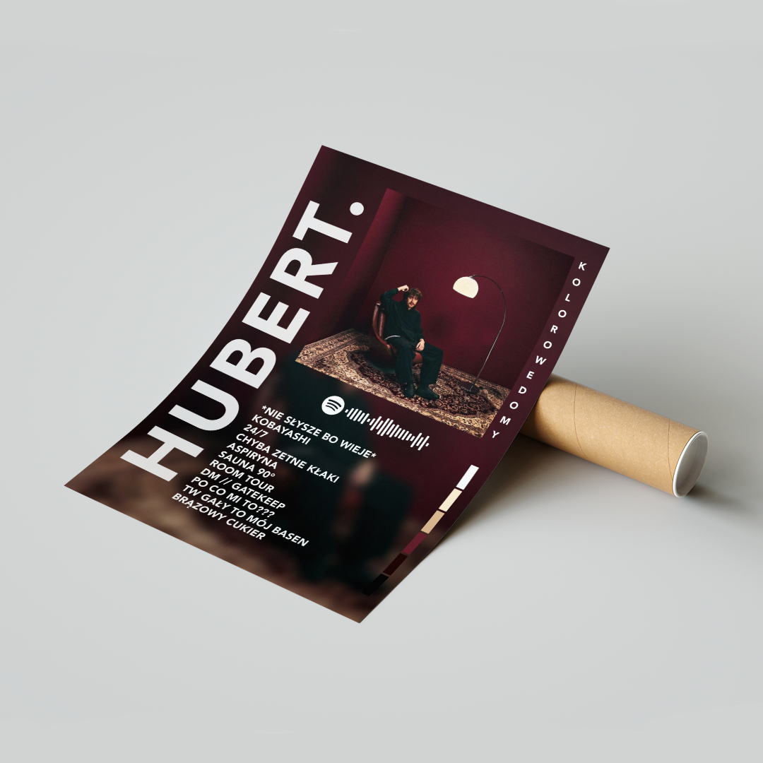 Plakat Hubert. Kolorowe Domy