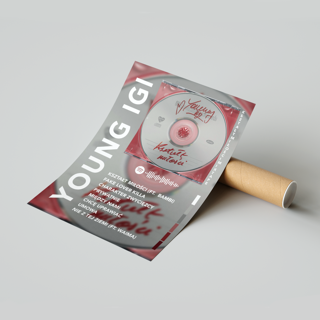 Plakat Young Igi Kształt Miłości Mixtape