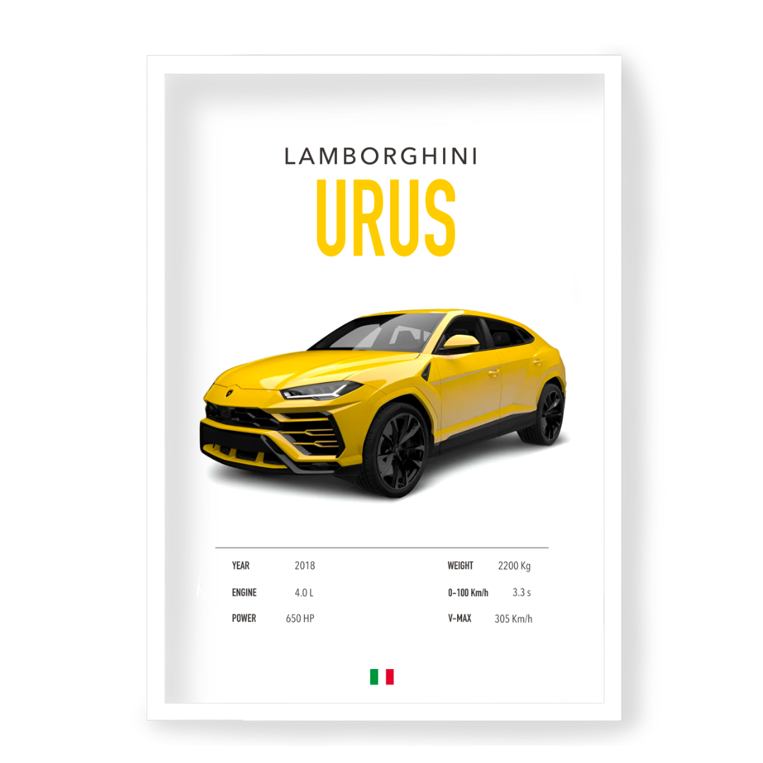 Plakat Lamborghini Urus
