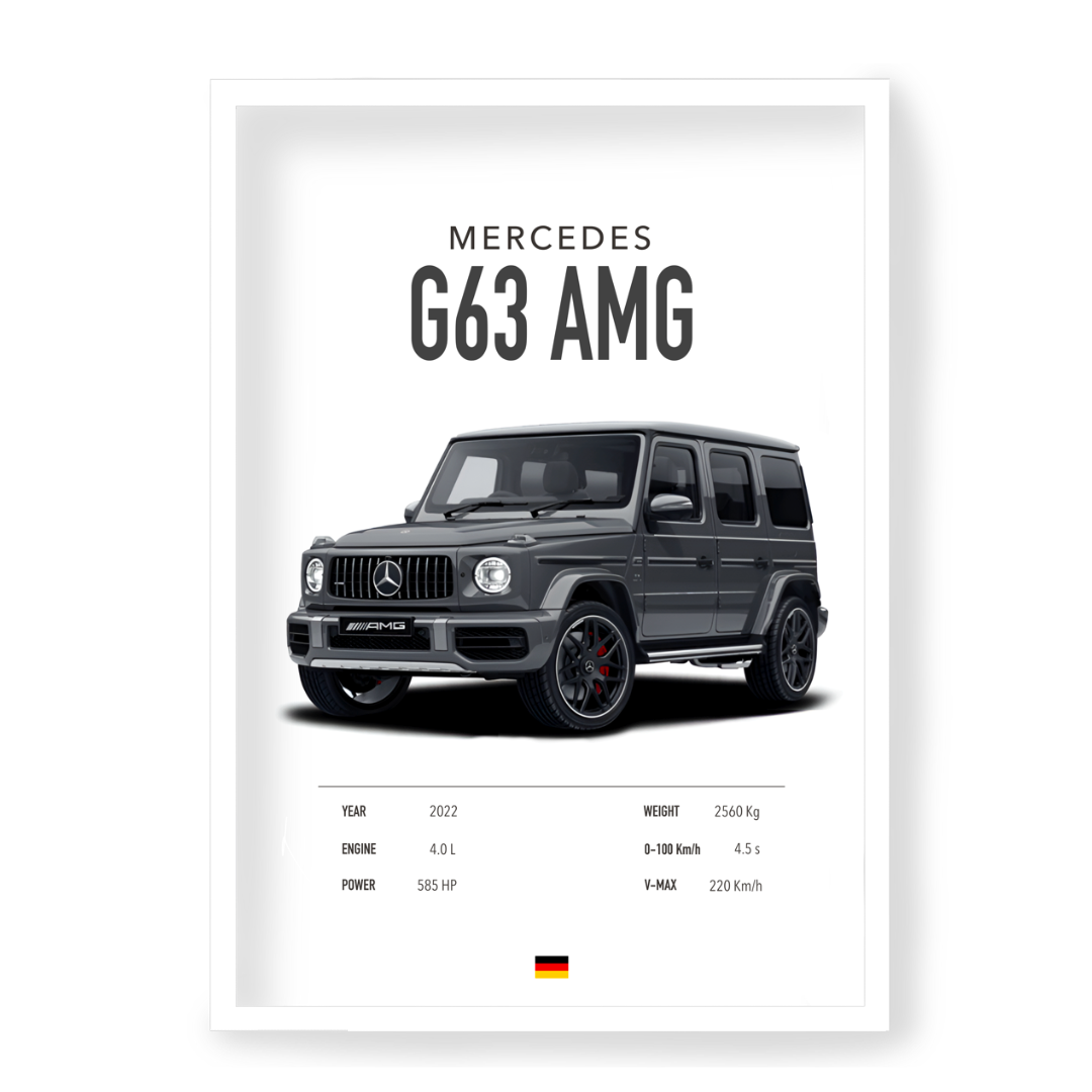 Plakat Mercedes G63 AMG