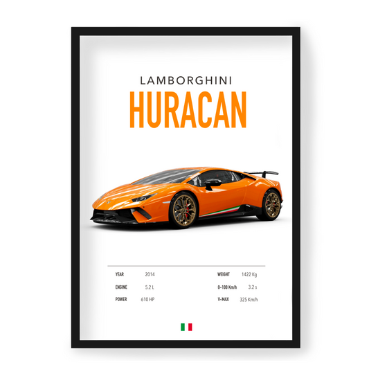 Plakat Lamborghini Huracan