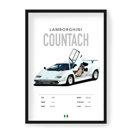 Plakat Lamborghini Countach