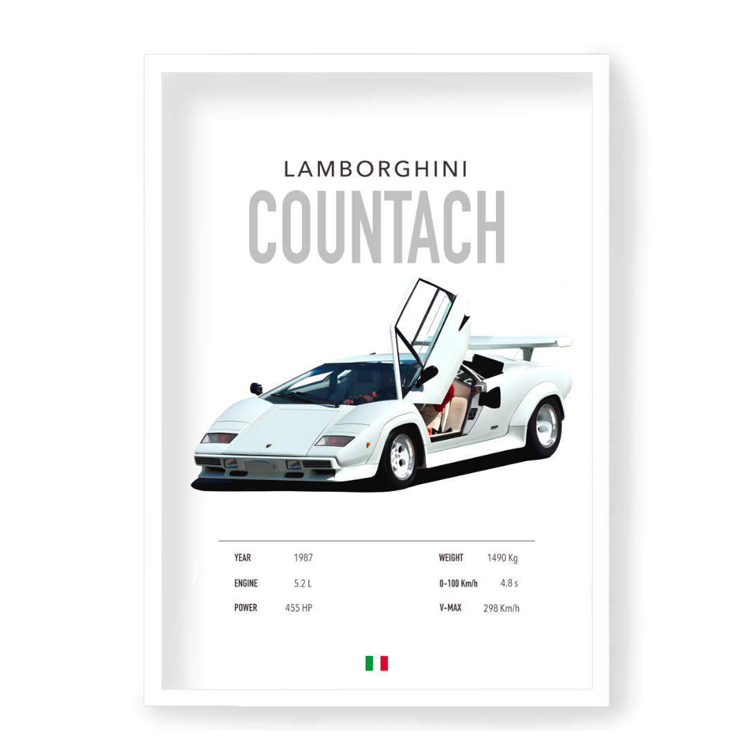 Plakat Lamborghini Countach
