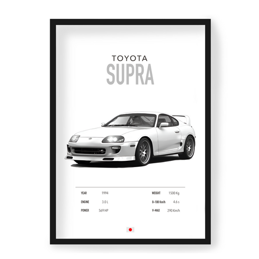 Plakat Toyota Supra