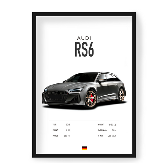 Plakat Audi RS6