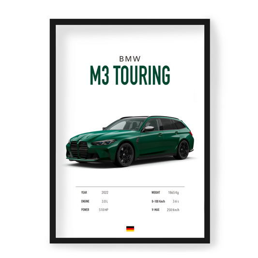 Plakat BMW M3 Touring