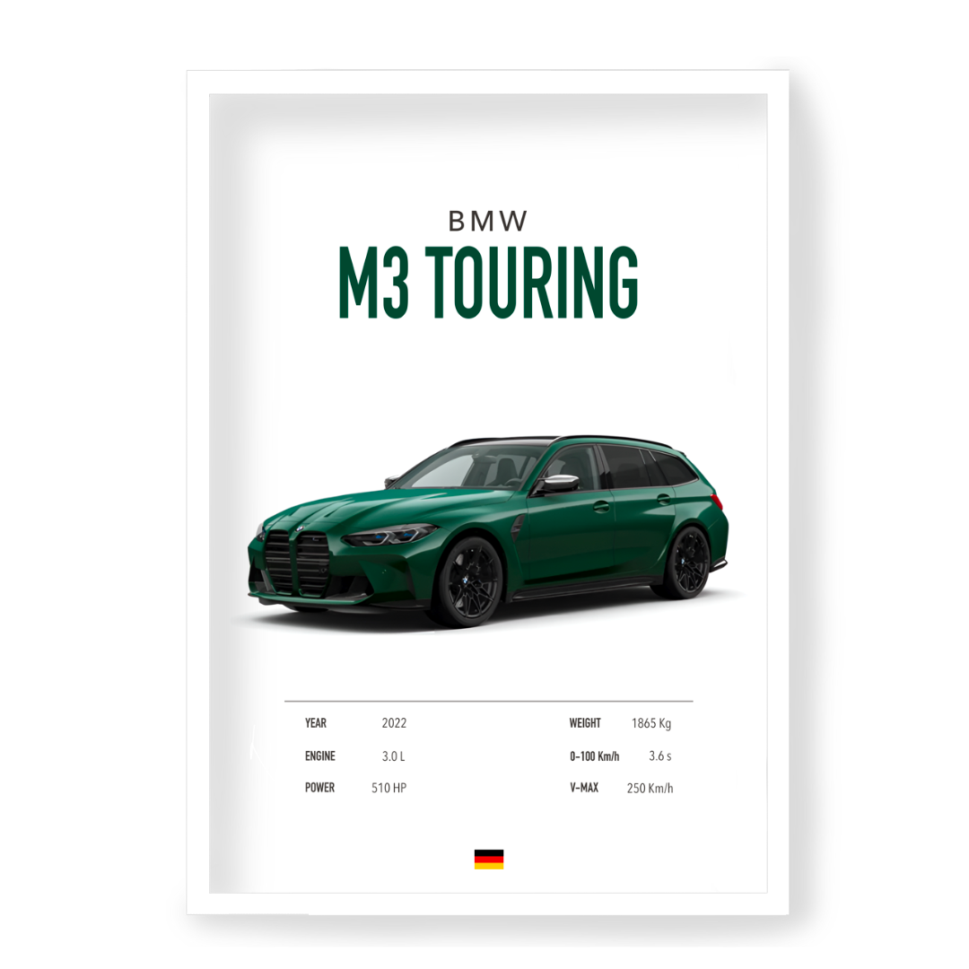 Plakat BMW M3 Touring