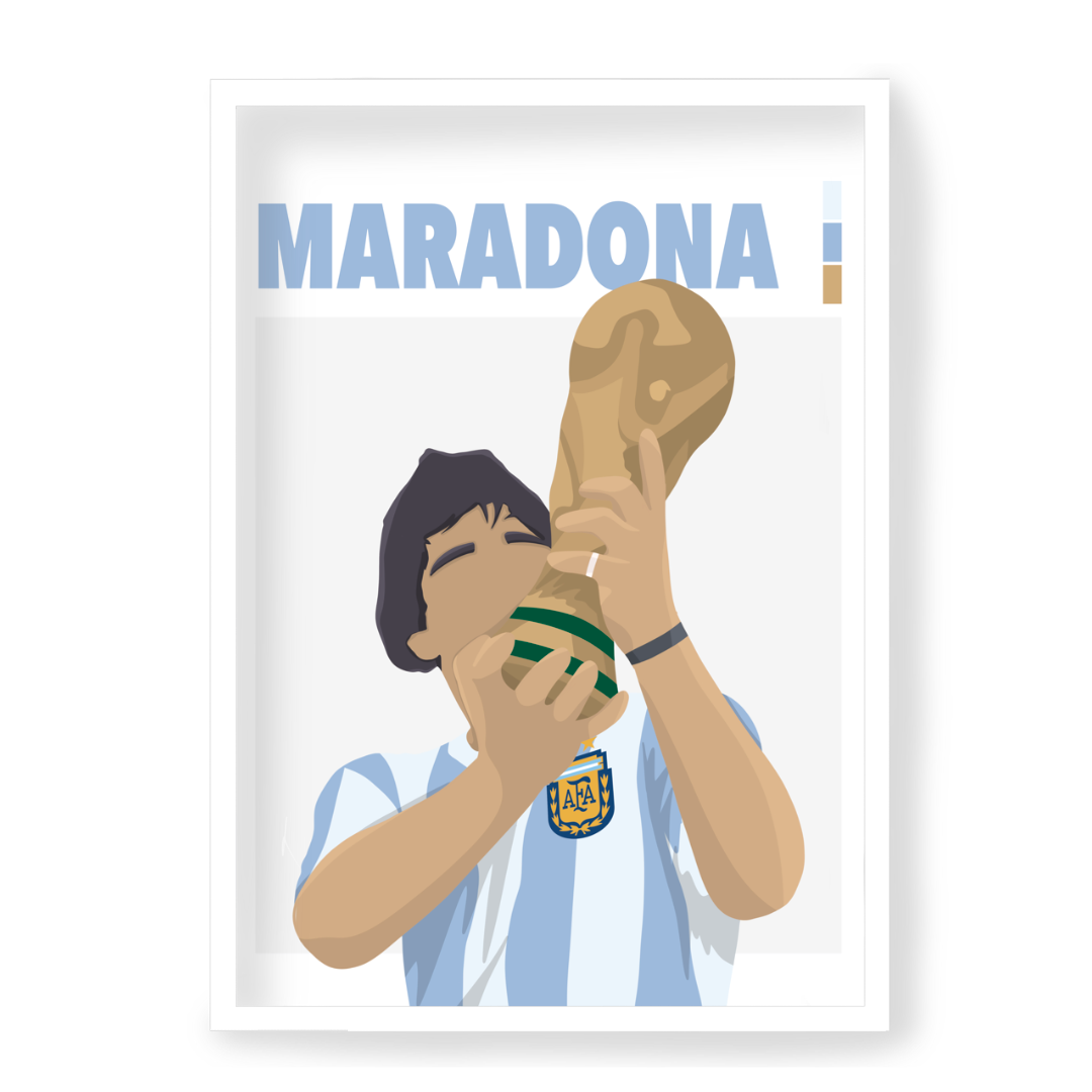 Plakat Maradona