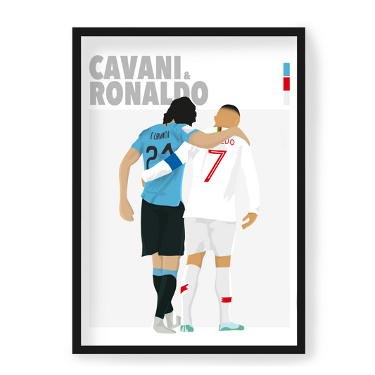 Plakat Cavani & Ronaldo