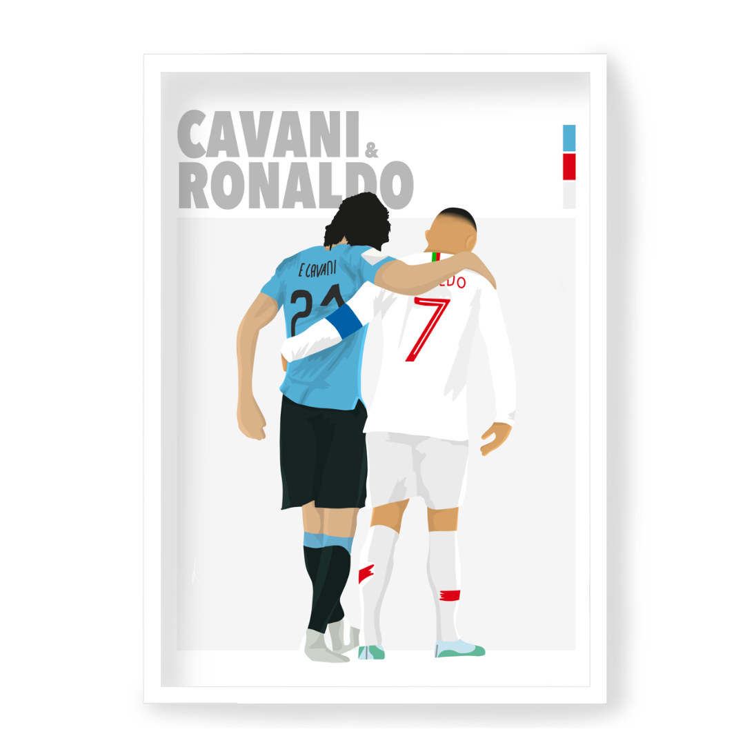 Plakat Cavani & Ronaldo