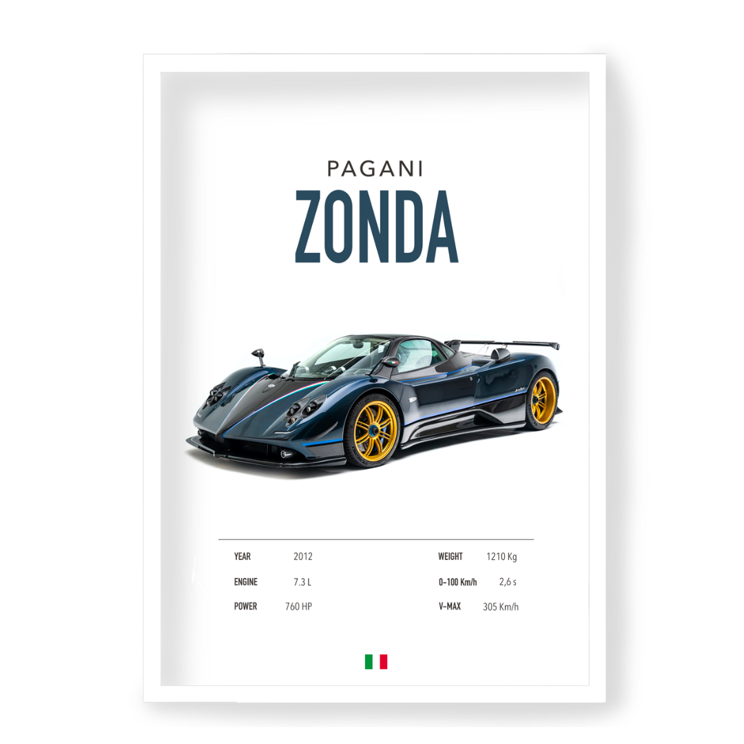 Plakat Pagani Zonda