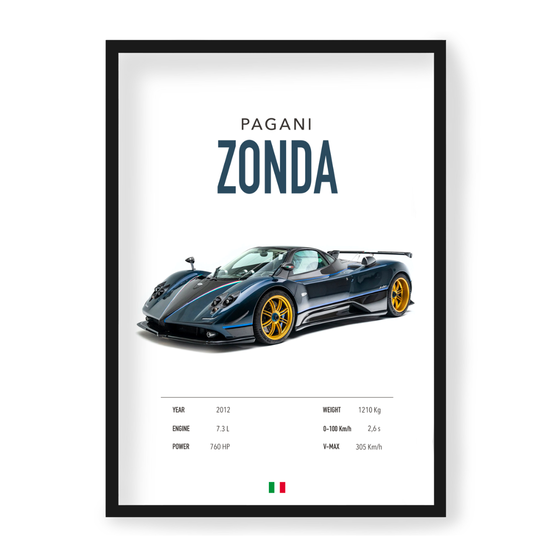 Plakat Pagani Zonda