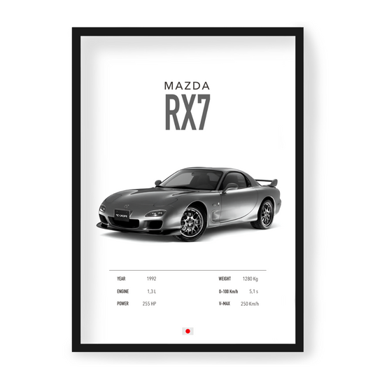 Plakat Mazda RX7