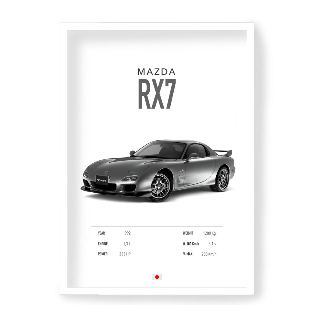 Plakat Mazda RX7