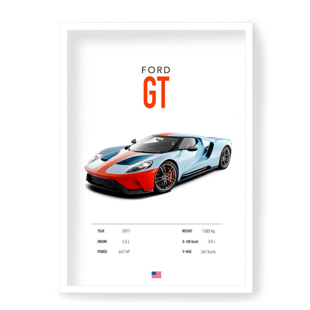 Plakat Ford GT