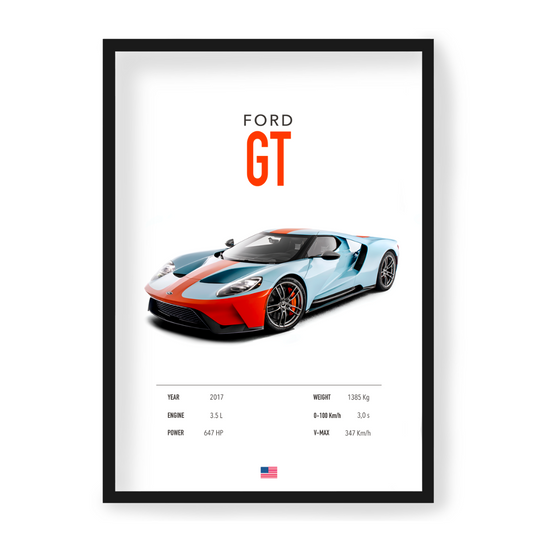 Plakat Ford GT