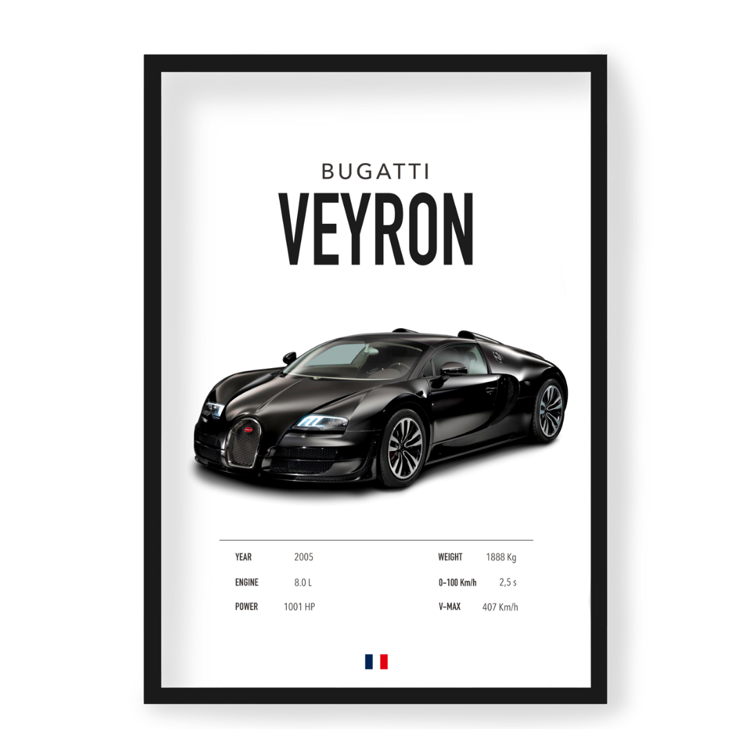 Plakat Bugatti Veyron