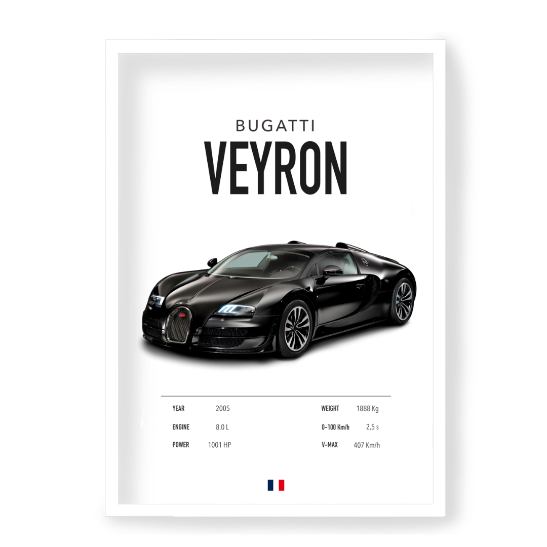 Plakat Bugatti Veyron