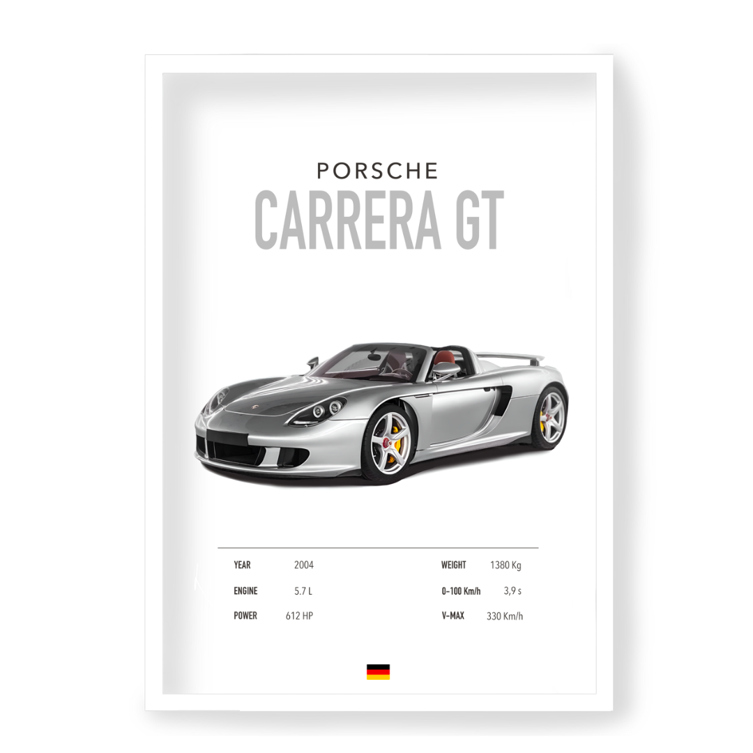 Plakat Porsche Carrera GT