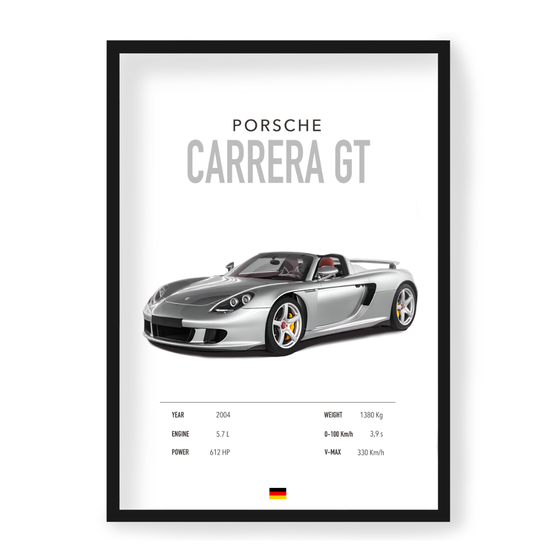 Plakat Porsche Carrera GT