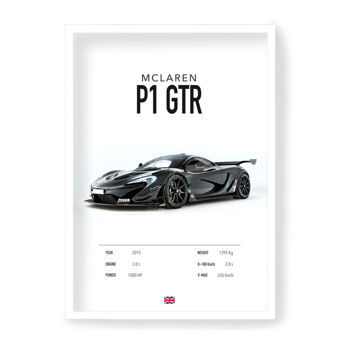 Plakat McLaren P1 GTR