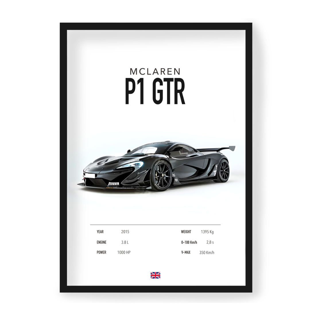 Plakat McLaren P1 GTR