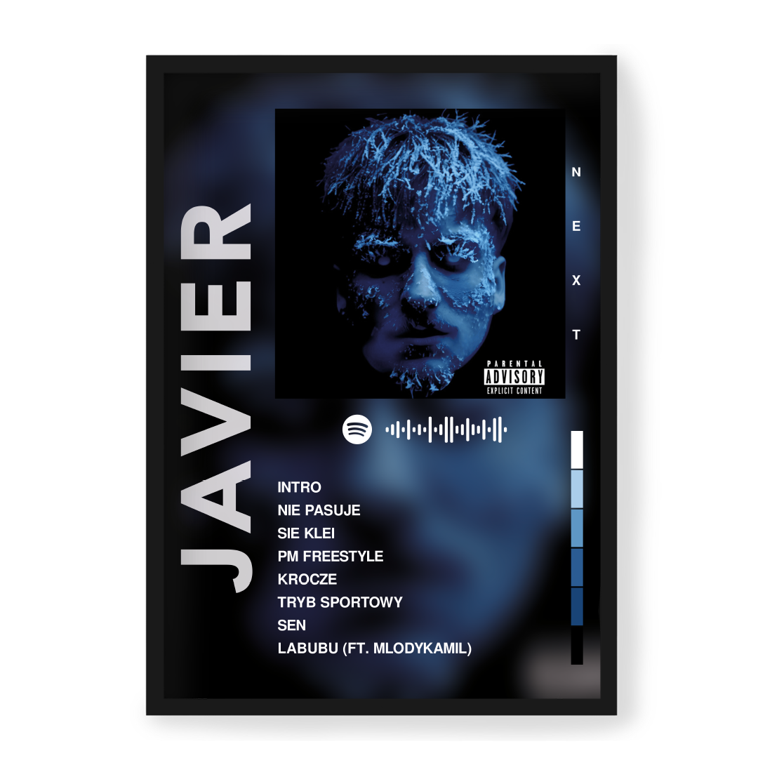 Plakat Javier Next