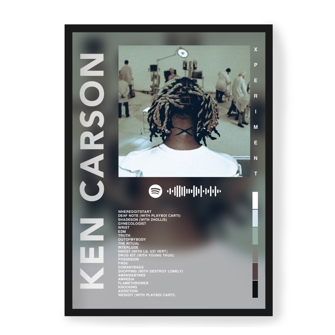 Plakat Ken Carson Xperiment