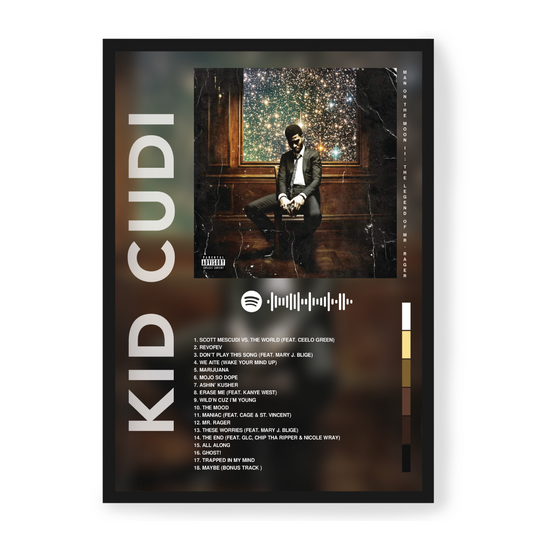 Plakat Kid Cudi Man on the Moon II: The Legend of Mr. Rager