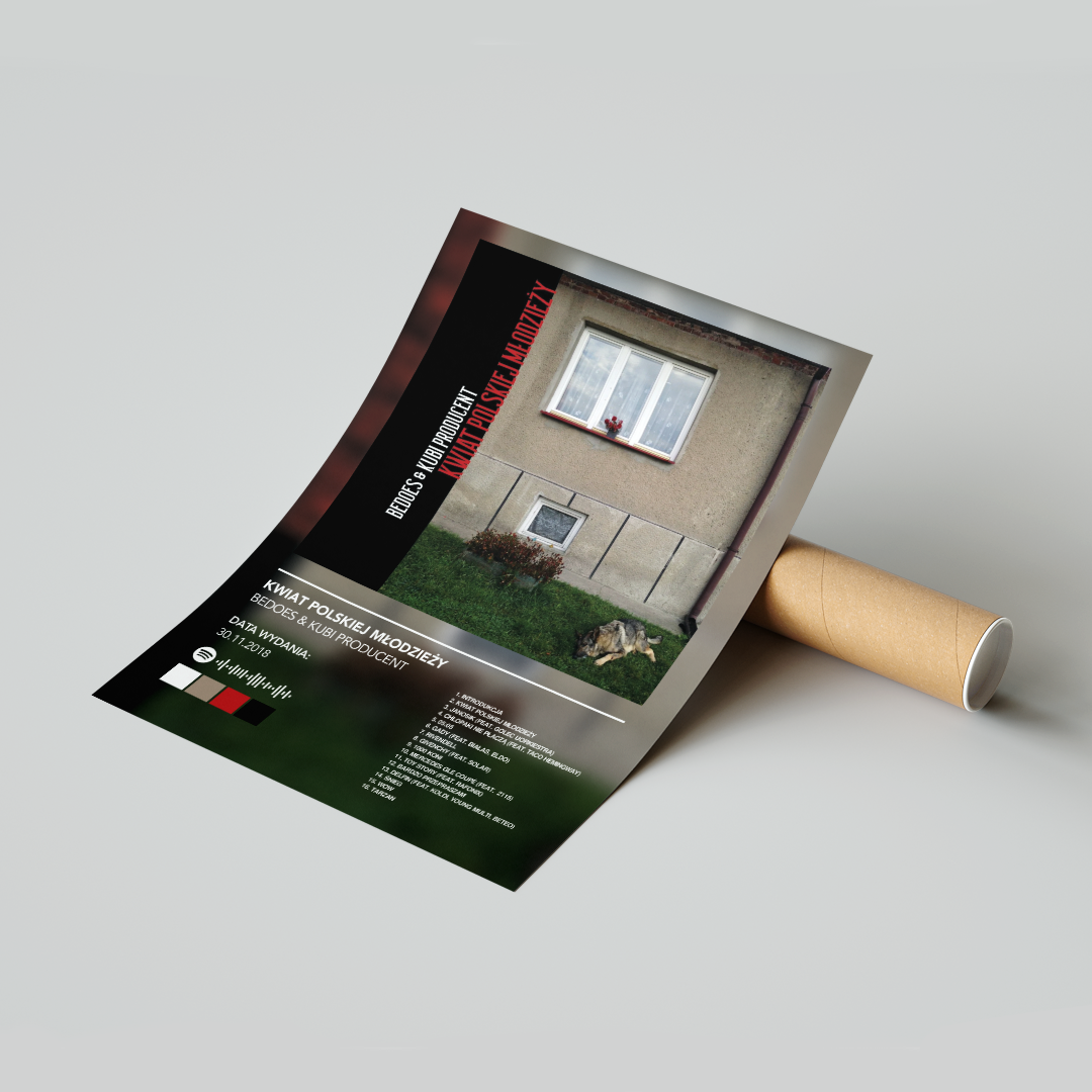 Plakat Bedoes & Kubi Producent Kwiat Polskiej Młodzieży