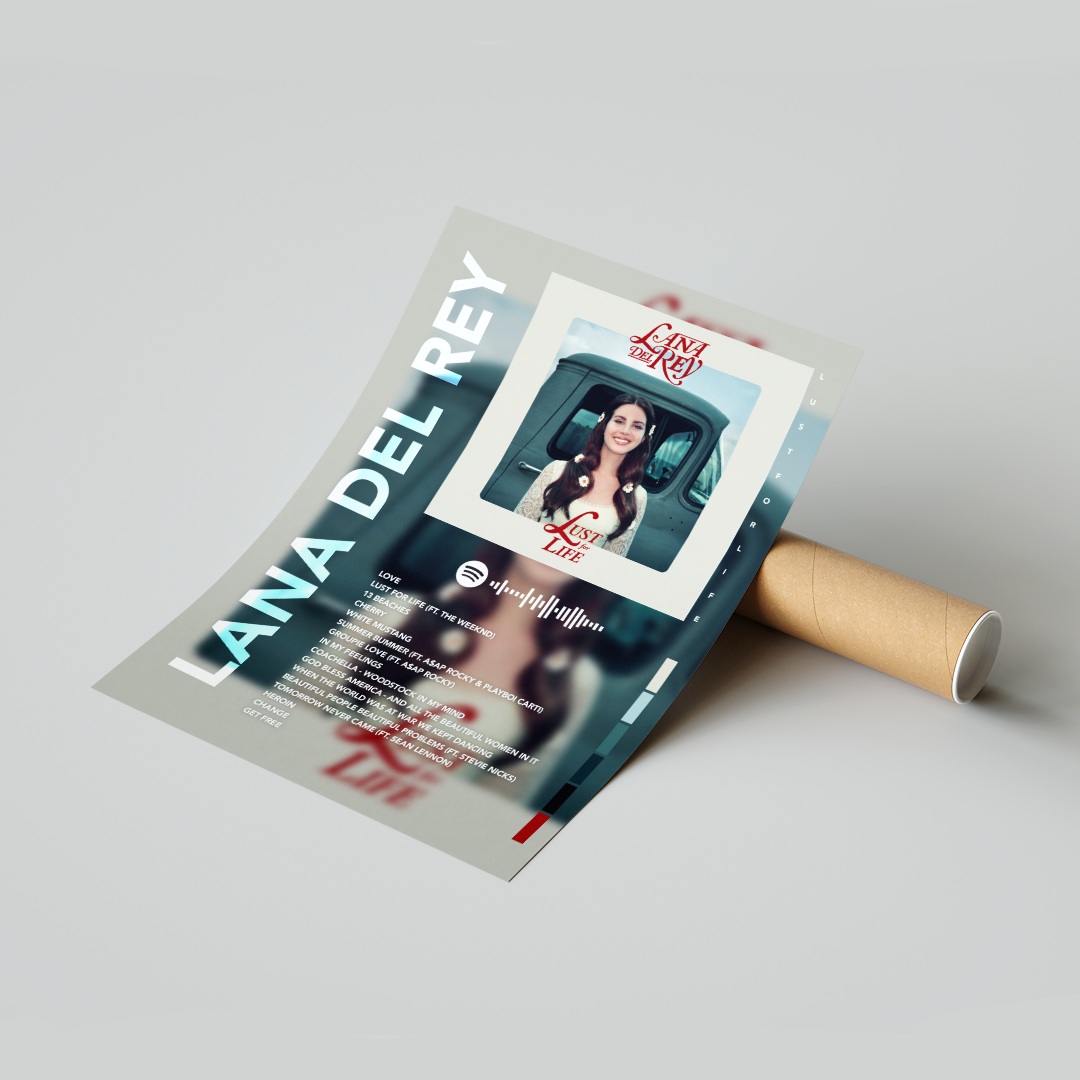 Plakat Lana Del Rey Lust Of Life