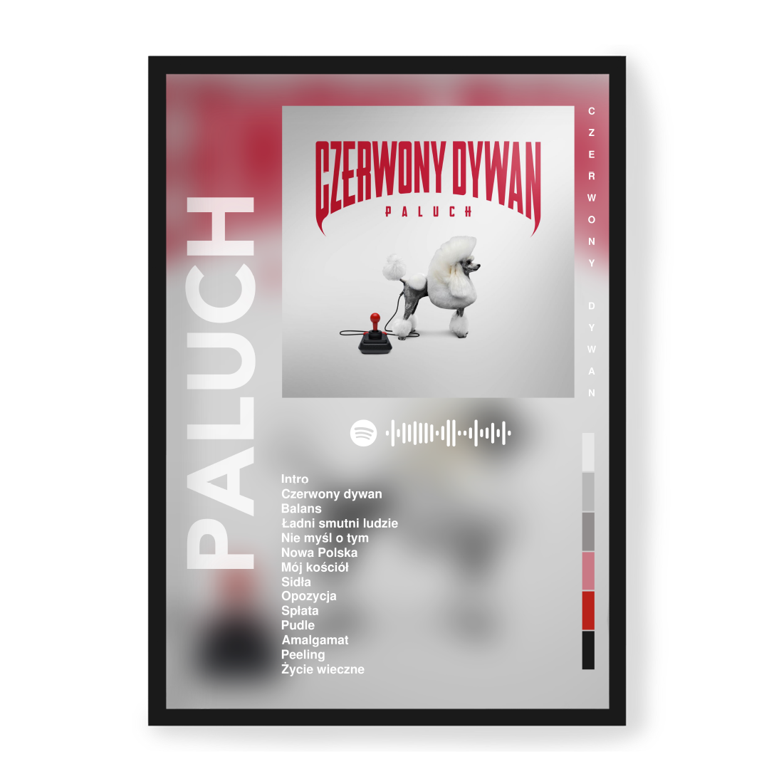 Plakat Paluch Czerwony Dywan — Czarny