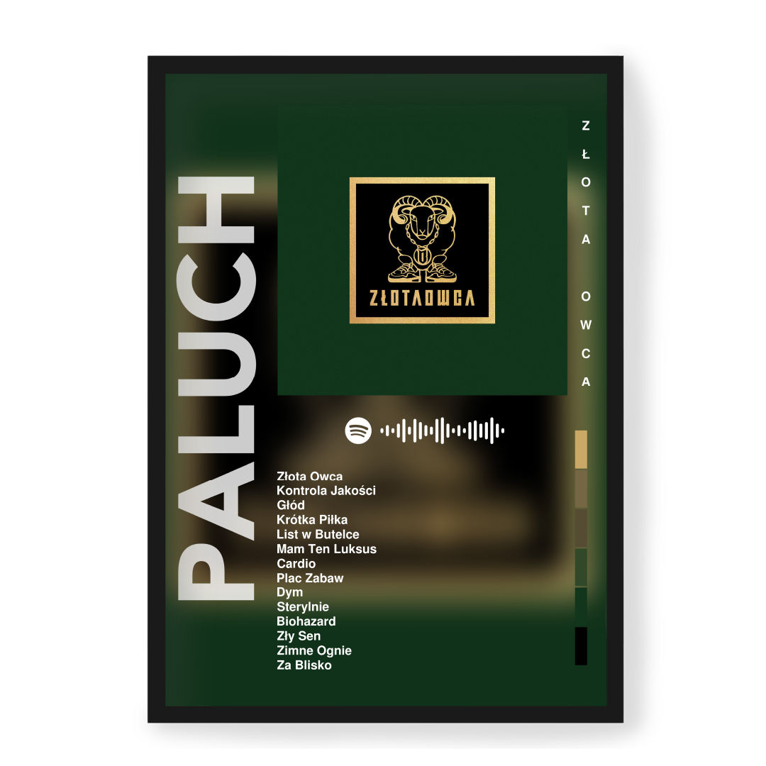 Plakat Paluch Złota Owca — Czarny